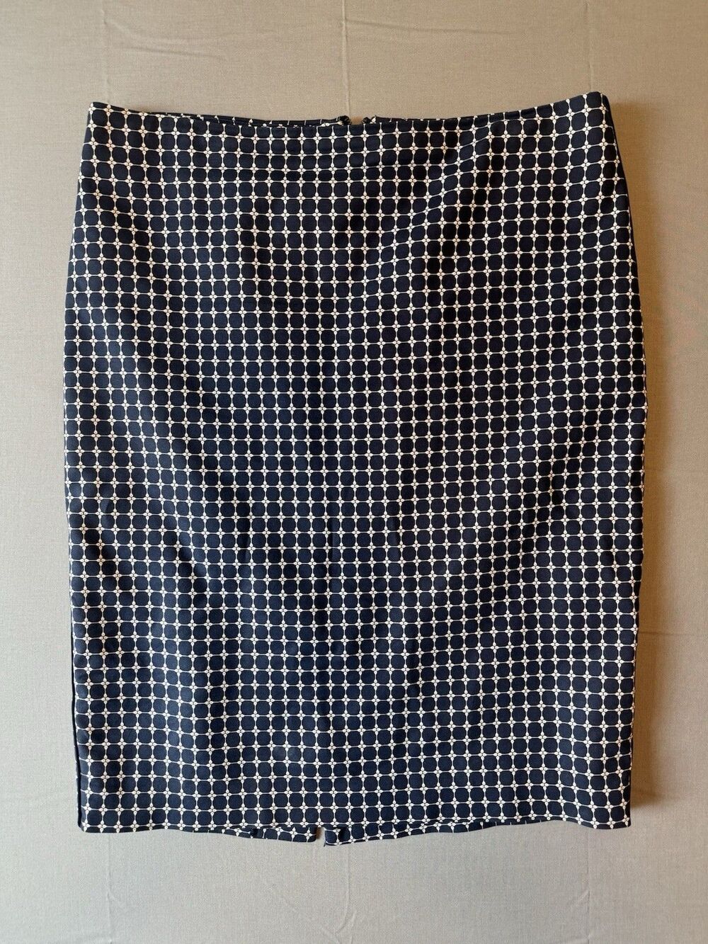 Women's Adrianna Papell Navy Blue Pattern Skirt Size 6